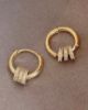 Solid Gold Dangling earrings